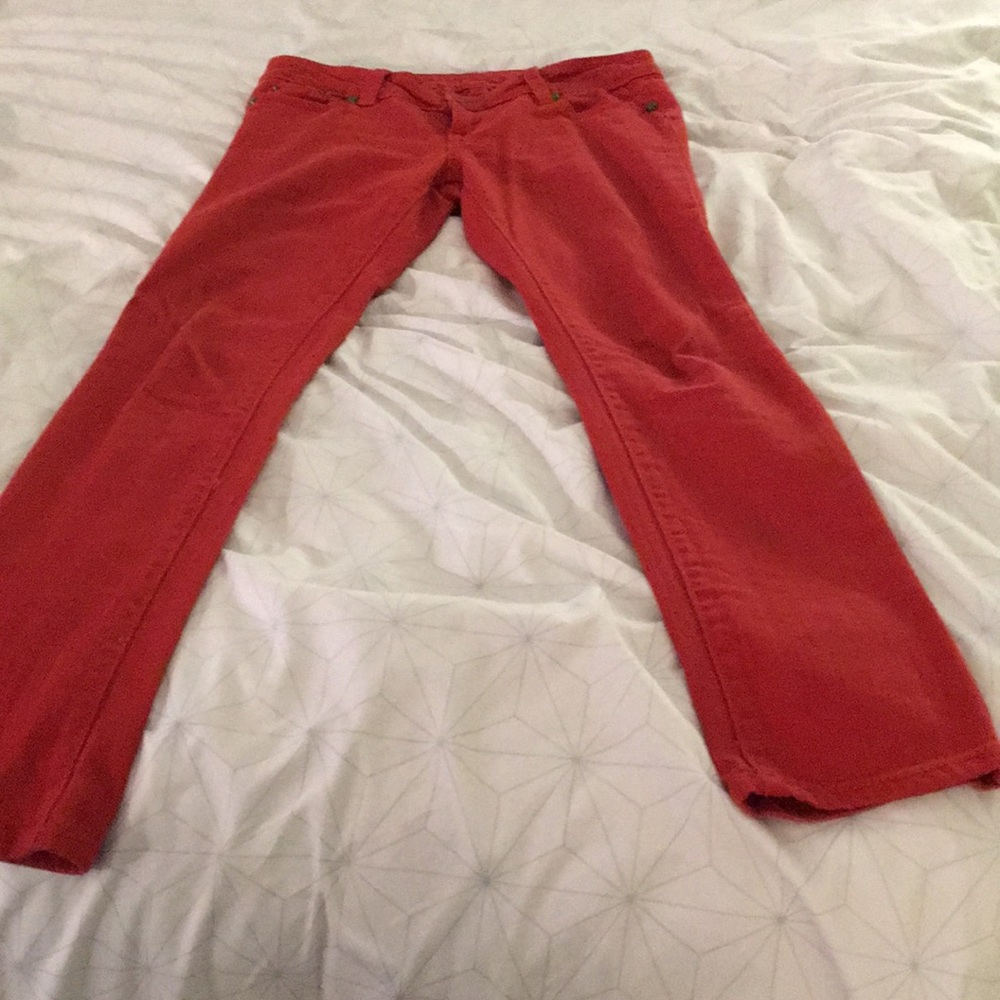 👗👚👜Any $5 item 3 for $12 Red jeans